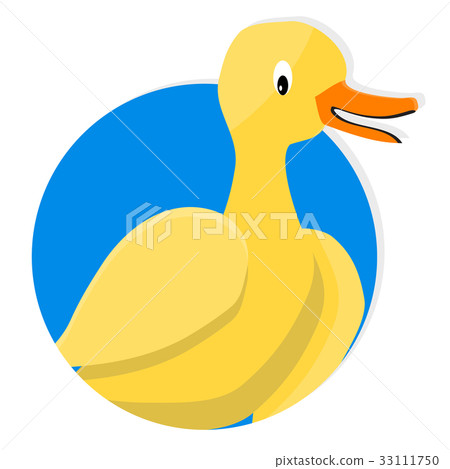 Yellow duck icon app 33111750