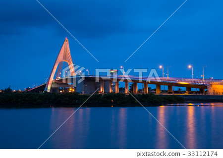 台灣屏東大鵬灣跨海大橋Asia Taiwan Pingtung Bridge 33112174