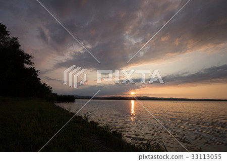 Sunset over Lake Abashiri 33113055