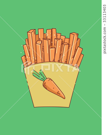 Carrot French Fries Bag 33113403