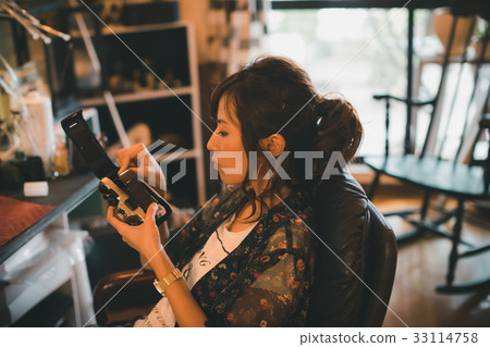 模擬相機 攝影師 女生 33114758