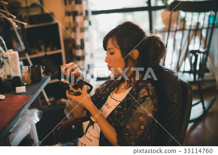 模擬相機 攝影師 女生 33114760