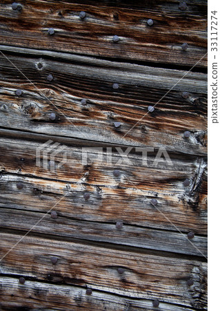 old, grunge wood panels with nails old, grunge wood panels with nails 33117274