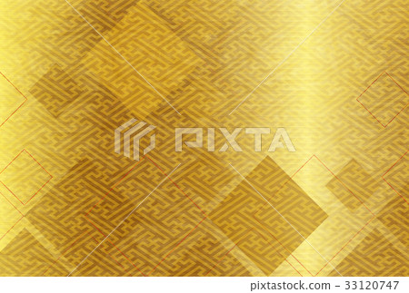 New year's card washi paper pattern background 33120747