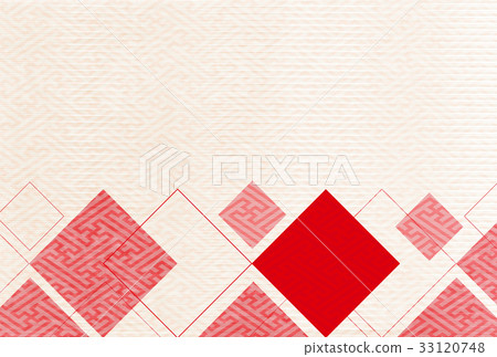 New year's card washi paper pattern background New year's card washi paper pattern background 33120748