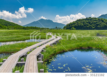 Ozegahara cottongrass community and Mt. Ozegahara cottongrass community and Mt. 33121102