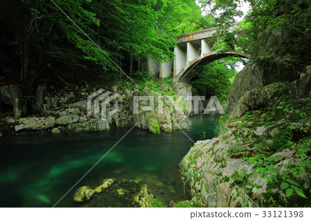 Iwate Prefecture Sumita Town Hayama Glass Bridge 33121398