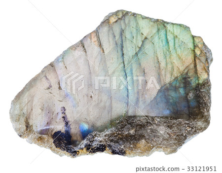 labradorite gemstone with polished surface labradorite gemstone with polished surface 33121951