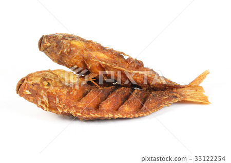 Deep fried tilapia fish 33122254