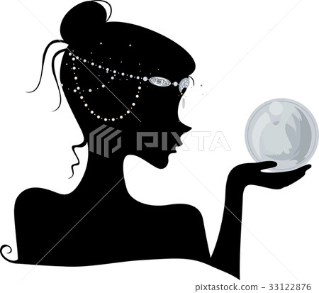 Silhouette Girl Wiccan Silhouette Girl Wiccan 33122876