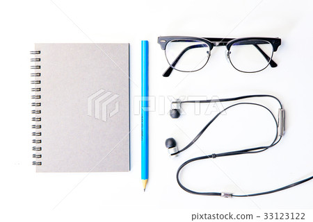 Top view of business working equipment concept Top view of business working equipment concept 33123122