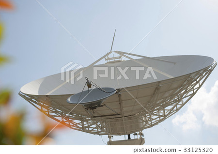 clear satellite dish