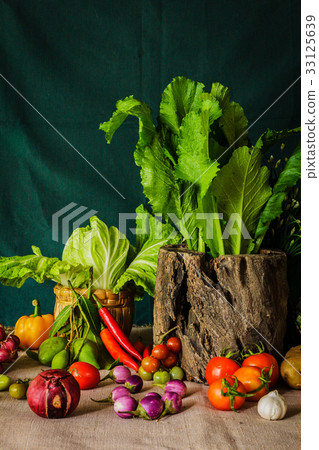 still life Vegetables, Herbs and Fruits. still life Vegetables, Herbs and Fruits. 33125639