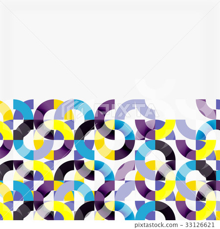 Colorful rings on grey background, modern Colorful rings on grey background, modern 33126621
