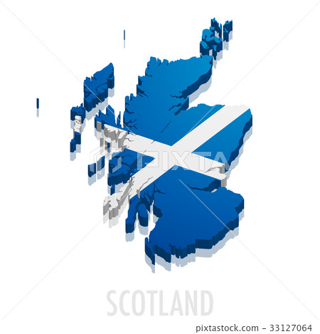 3D map Scotland 33127064