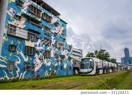 台灣高雄輕軌捷運Asia Taiwan Kaohsiung MRT 33128815