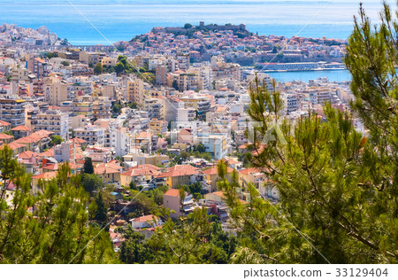 Old city in Kavala, Greece 33129404