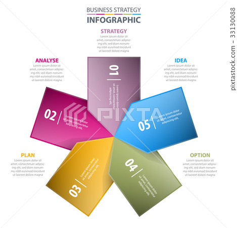 Business Infographics design template illustration 33130088