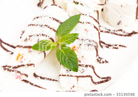 Oriental delicious nougat dessert. 33130598