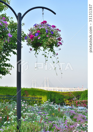 國家城市綠化橫濱交易會,港口可見的山綠色公園會場 國家城市綠化橫濱交易會,港口可見的山綠色公園會場 33131387