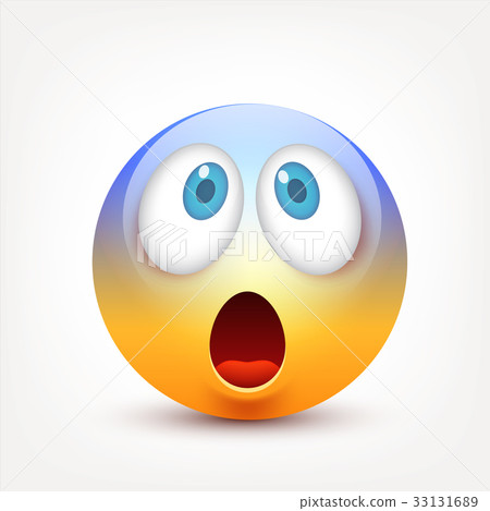 Smiley with blue eyes,emoticon. Yellow face with Smiley with blue eyes,emoticon. Yellow face with 33131689