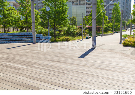 公寓的木甲板露台 公寓的木甲板露台 33131690