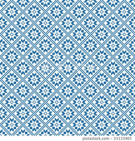 Traditional scandinavian pattern. Nordic ethnic 33133965