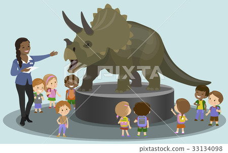 Winter mountain landscape. Lifts for skiing Vector 33134098