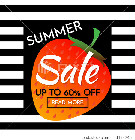 summer sale template banner Vector background 33134746