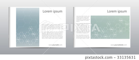 Rectangle brochure template layout, cover, annual 33135631