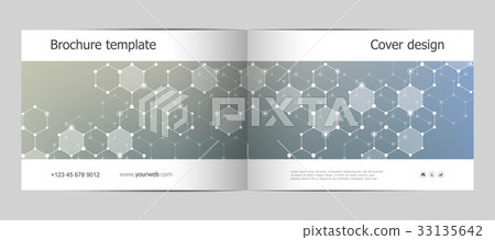Rectangle brochure template layout, cover, annual Rectangle brochure template layout, cover, annual 33135642