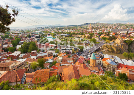 Panorama view of Tbilisi, capital of Georgia Panorama view of Tbilisi, capital of Georgia 33135851