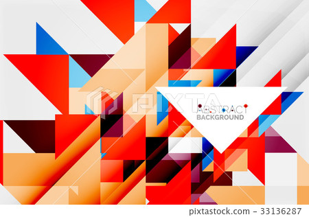 Triangle pattern design background Triangle pattern design background 33136287