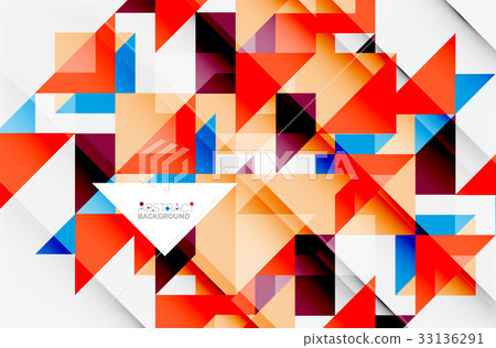 Triangle pattern design background Triangle pattern design background 33136291