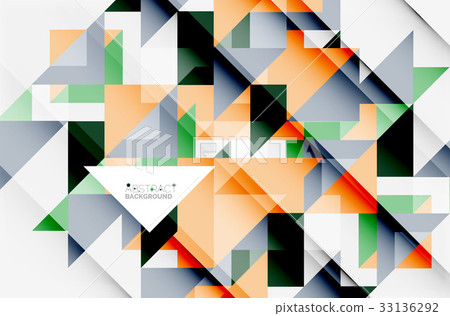Triangle pattern design background Triangle pattern design background 33136292