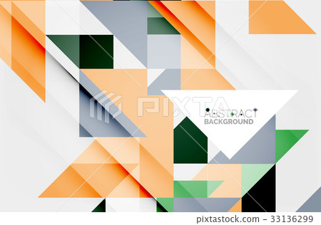 Triangle pattern design background 33136299