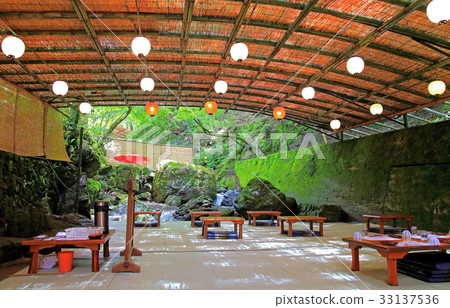 京都夏天花哨的詩人Takifugawa樓 33137536