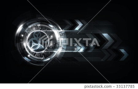 Abstract futuristic circuit technology background Abstract futuristic circuit technology background 33137785