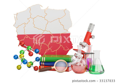 Scientific research in Poland concept Scientific research in Poland concept 33137833