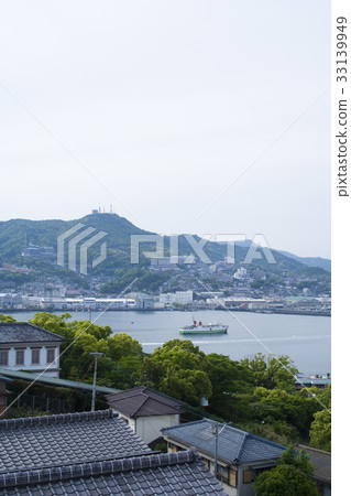 Nagasaki Harbor and Inasayama 33139949
