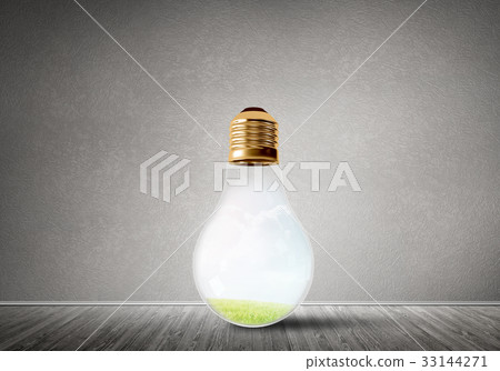 Light bulb in room Light bulb in room 33144271
