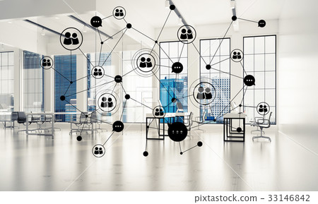 Networking and wireless connection as concept for effective mode Networking and wireless connection as concept for effective mode 33146842