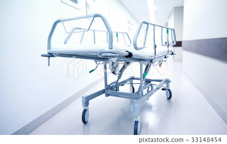 hospital gurney or stretcher at emergency room 33148454