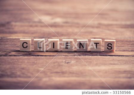 business conceptual word of wooden elements with letters business conceptual word of wooden elements with letters 33150566