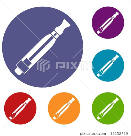 Clearomizer icons set 33152739