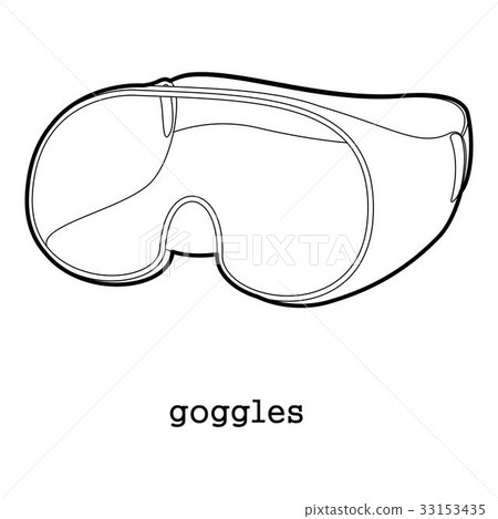 Laboratory goggles icon outline - Stock Illustration [33153435] - PIXTA