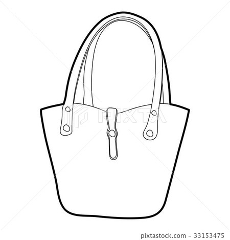 Women bag icon outline 33153475