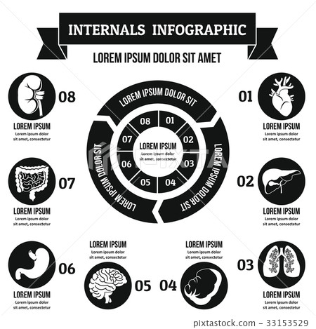 Internals infographic concept, simple style Internals infographic concept, simple style 33153529