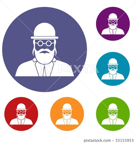 Orthodox jew icons set Orthodox jew icons set 33153953