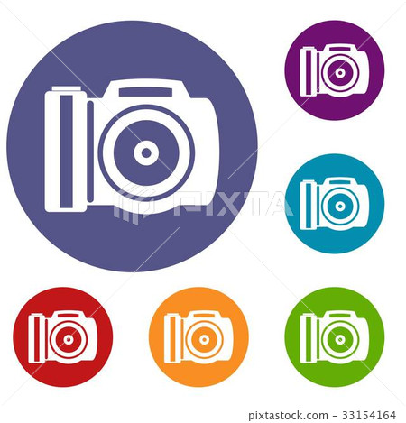 Camera icons set Camera icons set 33154164